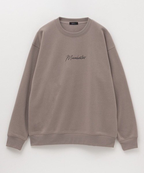 Mac-House（マックハウス）の「REALSTANDARD 裏起毛スウェットクルーネック（スウェット・メンズ・ブラック/カーキ/ブルーグレー/グレイッシュベージュ・M/L/XL）」の12枚目の写真