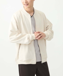 MK MICHEL KLEIN HOMME | MA-1ブルゾン / ポンチスエードジャージ(ブルゾン)