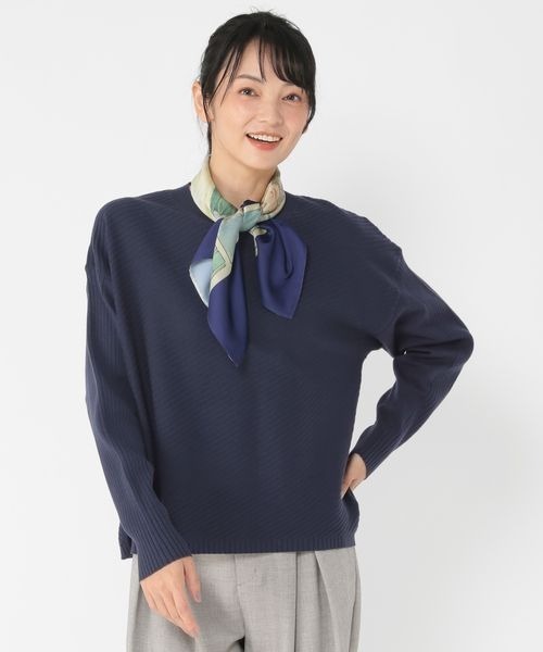 セール】《ウタオ》バイヤスリブ切り替えニット（ニット