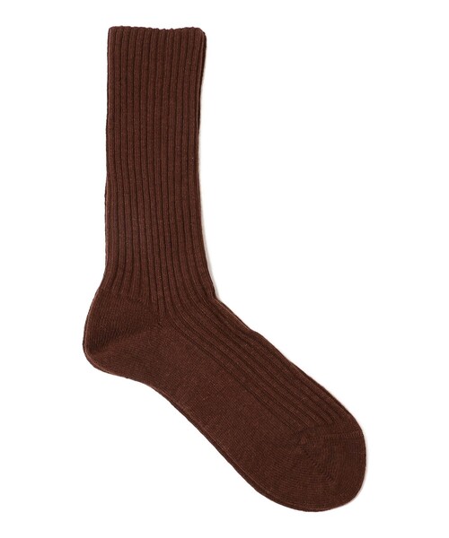 FALKE（ファルケ）の「FALKE:NEW COSY WOOL BOOT SOCKS（ソックス/靴下・レディース・オフホワイト/ライトブルー/ブラウン・ONE SIZE）」の2枚目の写真