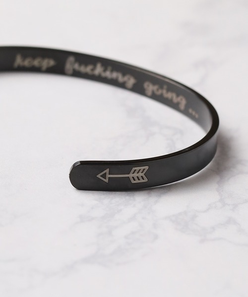 ARCHIVER(アーカイバ)の「【keep making going】メタルブレス(バングル/リストバンド・メンズ・ブラック/ブロンズ/ゴールド/マルチ/シルバー・FREE)」の12枚目の写真