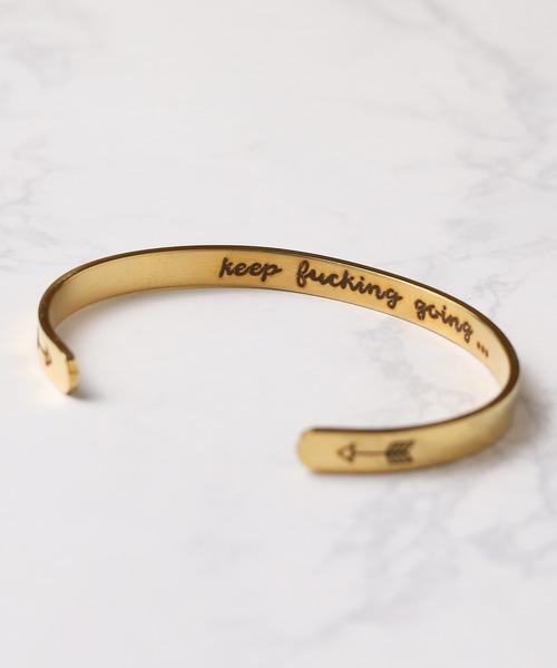 ARCHIVER(アーカイバ)の「【keep making going】メタルブレス(バングル/リストバンド・メンズ・ブラック/ブロンズ/ゴールド/マルチ/シルバー・FREE)」の17枚目の写真