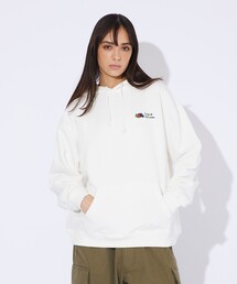 【FRUIT OF THE LOOM/フルーツオブザルーム】クラッシックロゴワンポイント刺繍パーカー/FTL CLASSIC LOGO EMBLD HOODIE