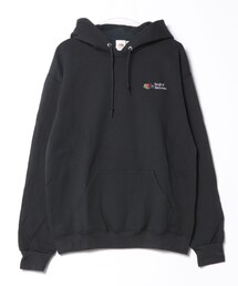 【FRUIT OF THE LOOM/フルーツオブザルーム】クラッシックロゴワンポイント刺繍パーカー/FTL CLASSIC LOGO EMBLD HOODIE