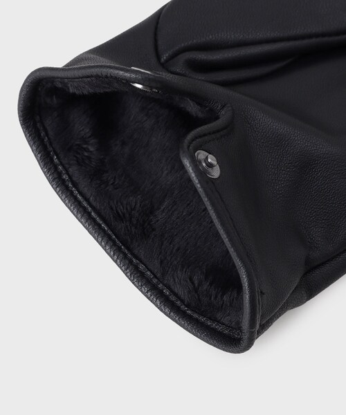 tk.TAKEO KIKUCHI（ティーケータケオキクチ）の「◆スムースアソートグローブ（手袋・メンズ・ブラック系/ブラック/ブラック系1・00）」の7枚目の写真