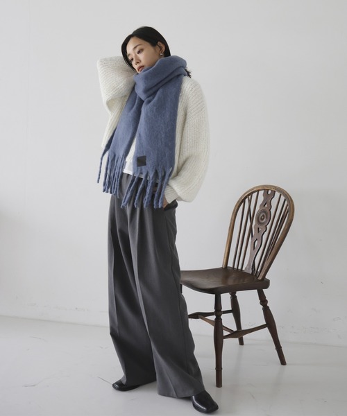 ボリュームニットマフラー（マフラー）｜hellam（へラム）の