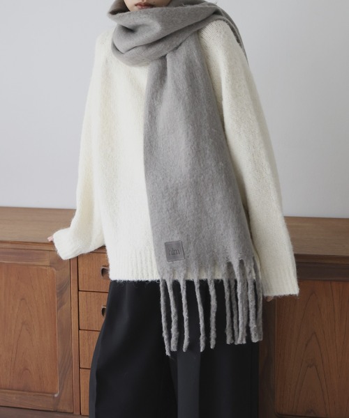 ボリュームニットマフラー（マフラー）｜hellam（へラム）の