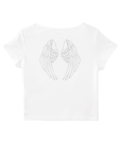 WING S/S BABY TEE（Tシャツ/カットソー）｜X-girl（エックス