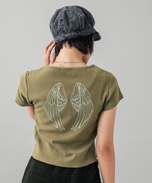 X-girl(GbNXK[)WING S/S BABY TEE(TVc/Jbg\[)
