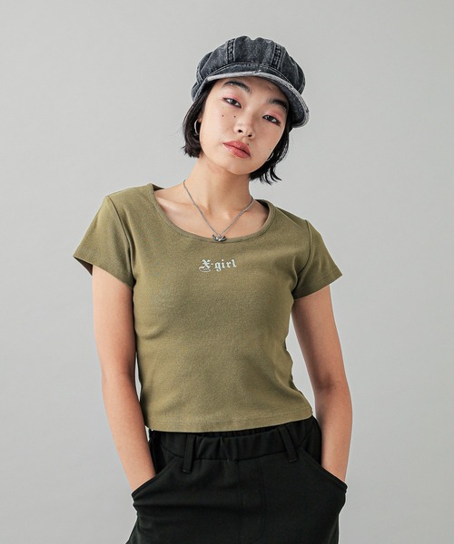 tシャツ WING S/S BABY TEE レディース WING S/S BABY TEE（Tシャツ/カットソー）｜X-girl（エックス