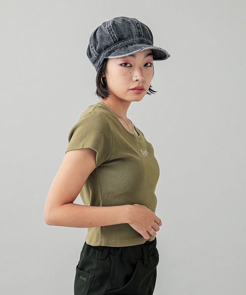 【X-girl】WING S/S BABY TEE WING S/S BABY TEE（Tシャツ/カットソー）｜X-girl（エックス