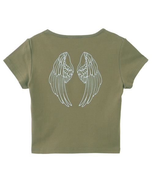 tシャツ WING S/S BABY TEE レディース WING S/S BABY TEE（Tシャツ/カットソー）｜X-girl（エックス
