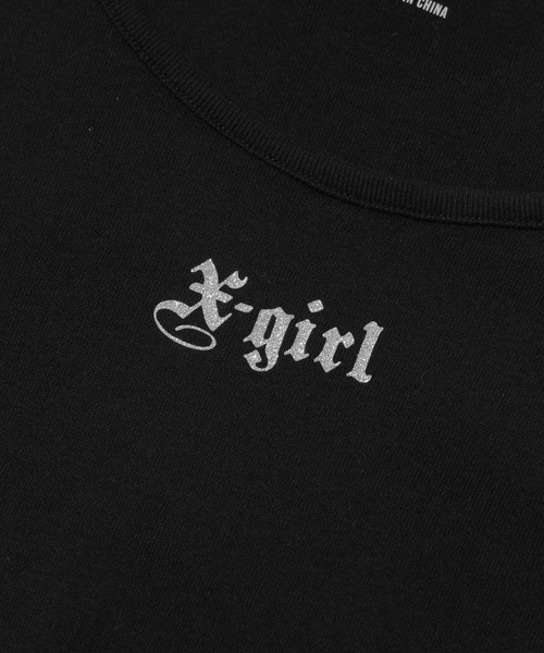 【X-girl】WING S/S BABY TEE WING S/S BABY TEE（Tシャツ/カットソー）｜X-girl（エックス