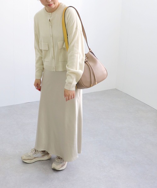 MIAN (ミアン)の「ラウンド巾着ショルダーバッグ(ショルダーバッグ・レディース・ブラック/アイボリー/モカ/サックスブルー・FREE)」の12枚目の写真