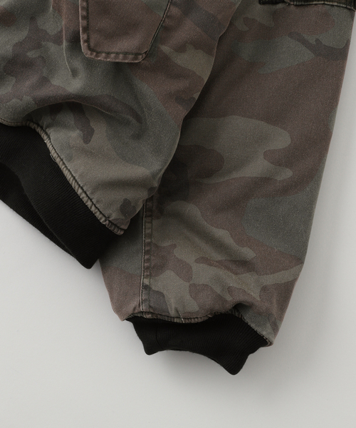 FOSTEX GARMENTS（フォステックスガーメンツ）の「【FOSTEX GARMENTS / フォステックスガーメンツ】MCD ANTIQUE WASH CAMO PADDED BOMB（その他アウター・メンズ・カーキ・LARGE/X-LARGE）」の4枚目の写真