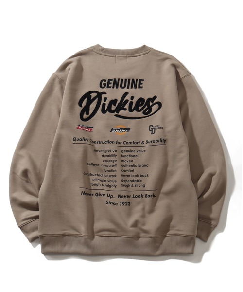 Dickies(ディッキーズ)の「【GENUINE DICKIES/ジェニュインディッキーズ】 裏毛 刺繍&プリント クルーネック 長袖 トレーナー(スウェット・メンズ・グリーン/アッシュグレー/グレイッシュベージュ/スミクロ・XL/M/L)」の16枚目の写真