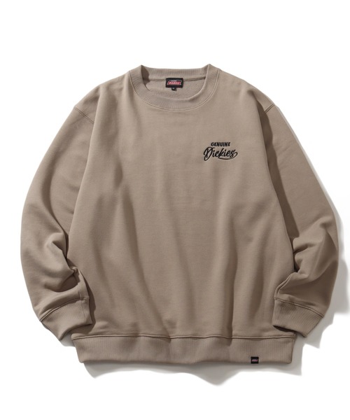 Dickies(ディッキーズ)の「【GENUINE DICKIES/ジェニュインディッキーズ】 裏毛 刺繍&プリント クルーネック 長袖 トレーナー(スウェット・メンズ・グリーン/アッシュグレー/グレイッシュベージュ/スミクロ・XL/M/L)」の15枚目の写真