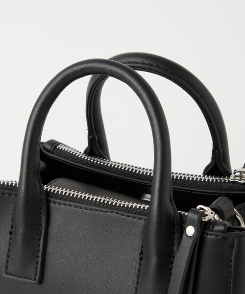 green label relaxing（グリーンレーベルリラクシング）の「2WAYスクエア バッグ（ショルダーバッグ・レディース・イエロー/モカ/ブラック/オフホワイト/シルバー/オレンジ/ブラウン系・FREE）」の14枚目の写真