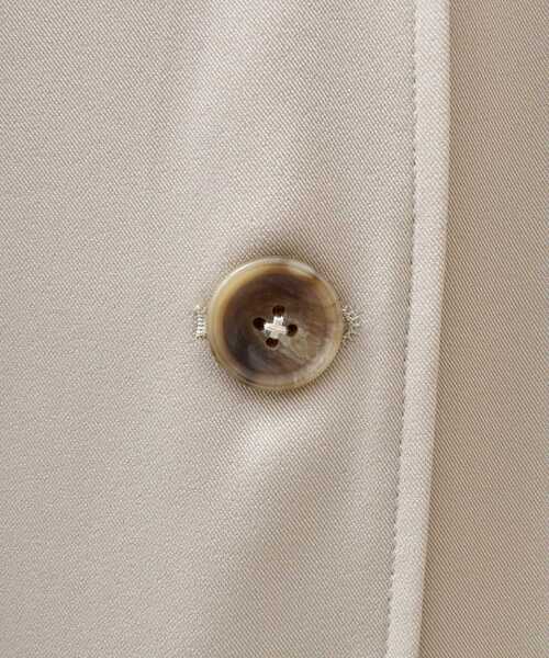 MAJESTIC LEGON（マジェスティックレゴン）の「ドレープフリルトレンチコート（トレンチコート・レディース・ベージュ/ラベンダー/アイボリー・SMALL/X-SMALL/MEDIUM）」の22枚目の写真