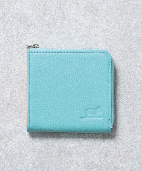 WEB / FLAG SHOP限定】TES ミニL字ファスナー財布 EME GREEN /財布