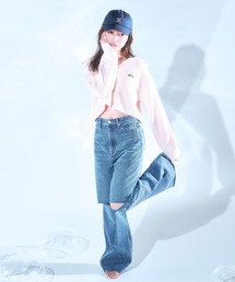 JILL by JILL STUART | ◇ダメージデニムスリットワイドパンツ(デニムパンツ)