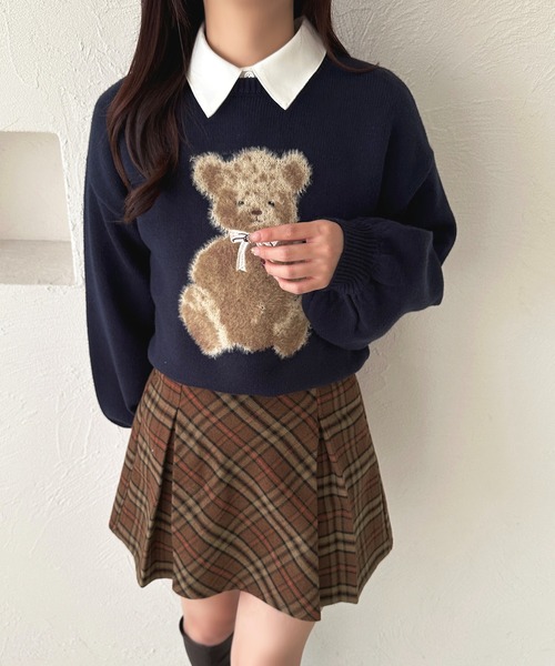 セール】ふわふわ起毛ベアニット【ZOZOTOWN限定アイテム】（ニット