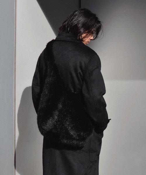 GEN_DAI（ゲンダイ）の「GEN_DAI/ゲンダイ/ FAKE FUR BAG（ショルダーバッグ・メンズ・ブラック・F）」の12枚目の写真