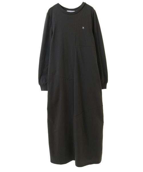 CONVERSE TOKYO（コンバーストウキョウ）の「RANDOM PANEL LONG-SLEEVE DRESS（ワンピース・レディース・ブラック/チャコールグレー/グレー・FREE）」の11枚目の写真