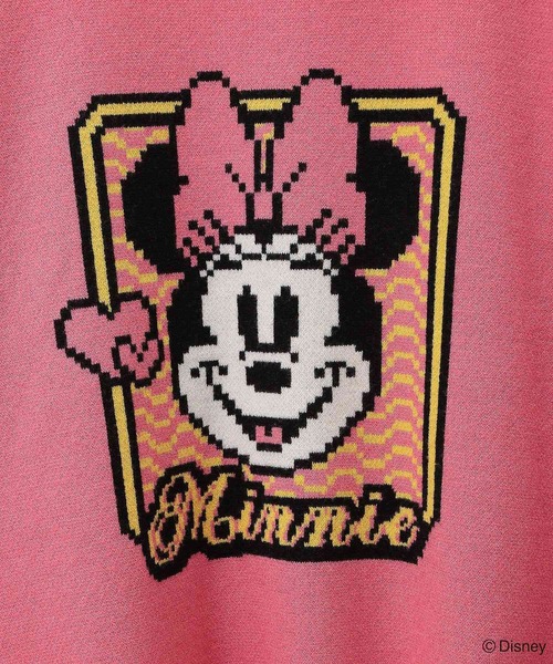 Disney（ディズニー）の「ミッキー＆フレンズ/ジャガードニットプルオーバー（ニット/セーター・レディース・ブルー/ピンク・FREE）」の11枚目の写真