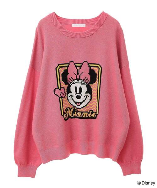 Disney（ディズニー）の「ミッキー＆フレンズ/ジャガードニットプルオーバー（ニット/セーター・レディース・ブルー/ピンク・FREE）」の14枚目の写真