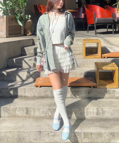 FOREVER 21(フォーエバー トゥエンティーワン)の「【2025SS】フラットベルトパンプス(パンプス・レディース・ブラック/ライトブルー・MEDIUM/LARGE)」の14枚目の写真