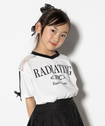 10C REPIPI（ジューシーレピピ）の「【10C REPIPI】【接触冷感】レースGAMETシャツ（Tシャツ/カットソー・キッズ）」