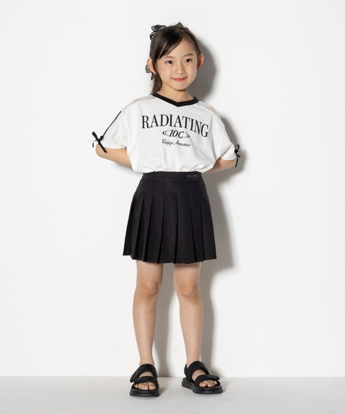 10C REPIPI（ジューシーレピピ）の「【10C REPIPI】【接触冷感】レースGAMETシャツ（Tシャツ/カットソー・キッズ・ブラック/オフホワイト/ピンク・130cm/120cm/110cm）」の12枚目の写真
