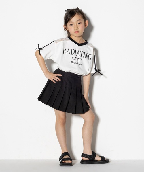10C REPIPI（ジューシーレピピ）の「【10C REPIPI】【接触冷感】レースGAMETシャツ（Tシャツ/カットソー・キッズ・ブラック/オフホワイト/ピンク・130cm/120cm/110cm）」の14枚目の写真