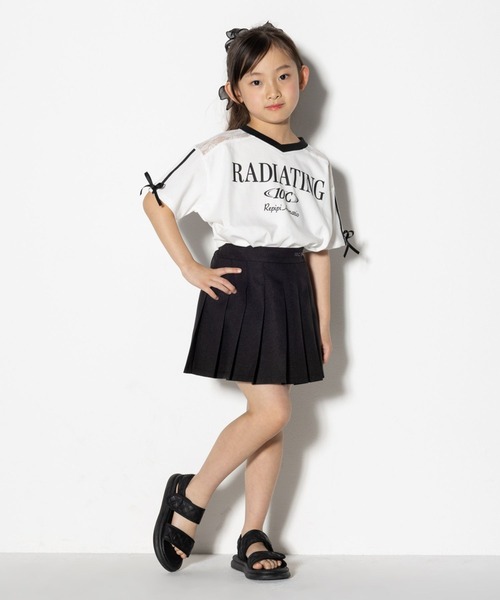 10C REPIPI（ジューシーレピピ）の「【10C REPIPI】【接触冷感】レースGAMETシャツ（Tシャツ/カットソー・キッズ・ブラック/オフホワイト/ピンク・130cm/120cm/110cm）」の15枚目の写真