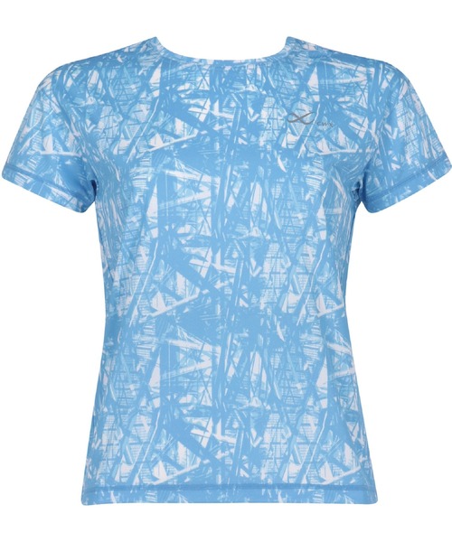 CW-X(シーダブリューエックス)の「「薄軽ランニングシャツ」 3分袖(Tシャツ/カットソー・レディース・ブラック/ライトピンク/ブルー/ライトグリーン/イエロー/エンジ/オリーブ/グレイッシュブルー/ダークグレー/ベージュ系その他/サックスブルー・L/M/S/LL)」の6枚目の写真