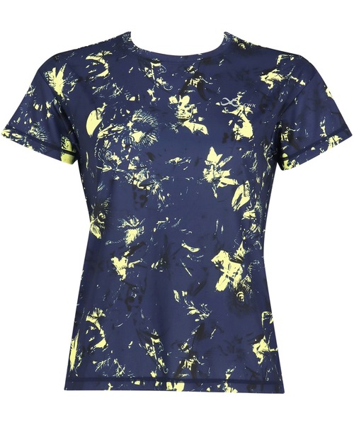 CW-X(シーダブリューエックス)の「「薄軽ランニングシャツ」 3分袖(Tシャツ/カットソー・レディース・ブラック/ライトピンク/ブルー/ライトグリーン/イエロー/エンジ/オリーブ/グレイッシュブルー/ダークグレー/ベージュ系その他/サックスブルー・L/M/S/LL)」の9枚目の写真
