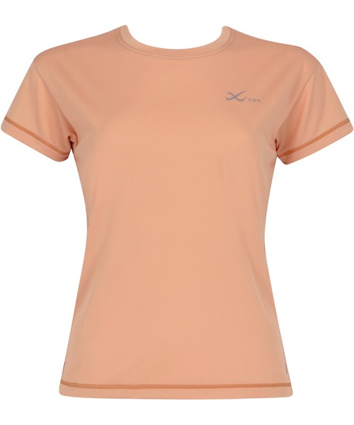 CW-X（シーダブリューエックス）の「「薄軽ランニングシャツ」　3分袖（Tシャツ/カットソー・レディース・ブラック/ライトピンク/ブルー/ライトグリーン/イエロー/エンジ/オリーブ/グレイッシュブルー/ダークグレー/ベージュ系その他/サックスブルー/オレンジ/クリーム/ワイン・L/M/S/LL）」の14枚目の写真