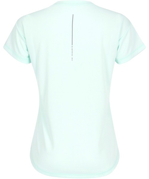 CW-X(シーダブリューエックス)の「「薄軽ランニングシャツ」 3分袖(Tシャツ/カットソー・レディース・ブラック/ライトピンク/ブルー/ライトグリーン/イエロー/エンジ/オリーブ/グレイッシュブルー/ダークグレー/ベージュ系その他/サックスブルー・L/M/S/LL)」の15枚目の写真