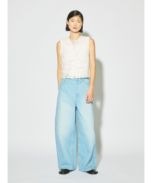 セール】MIDIUMISOLID for Ladies バレルレッグワイドデニム