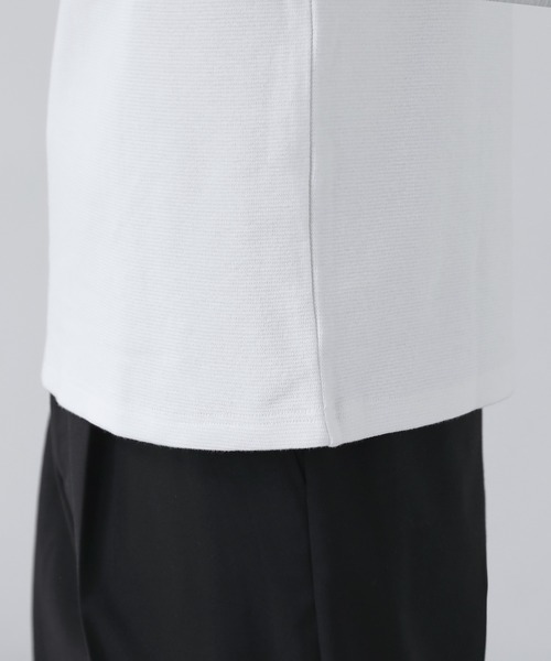 SPU(スプ)の「スパンフライス半袖カットソー(Tシャツ/カットソー・メンズ・ブラック/ホワイト/杢グレー・S/M/L/XL)」の15枚目の写真