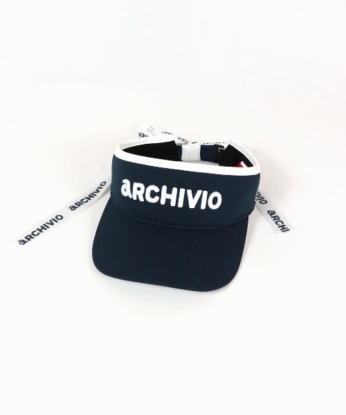 archivio 2wayサンバイザーブラック archivio サンバイザー 「MENS」サンバイザー「2024年春夏
