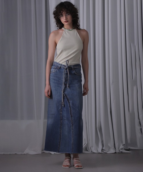 ROSE BUD(ローズバッド)の「(CREOLME)リブカットアンサンブル(アンサンブル・レディース・ピンク/ホワイト/ブラック・ONE SIZE)」の7枚目の写真