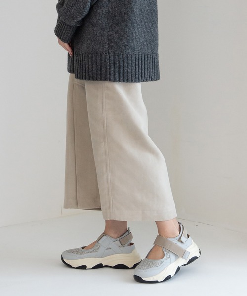 JELLY BEANS(ジェリービーンズ)の「ゴムストラップレースメッシュスニーカー(217-51343)JELLY BEANS(ジェリービーンズ)(スニーカー・レディース・アイボリー/ブラック/ライトグレー・S/L/M)」の21枚目の写真