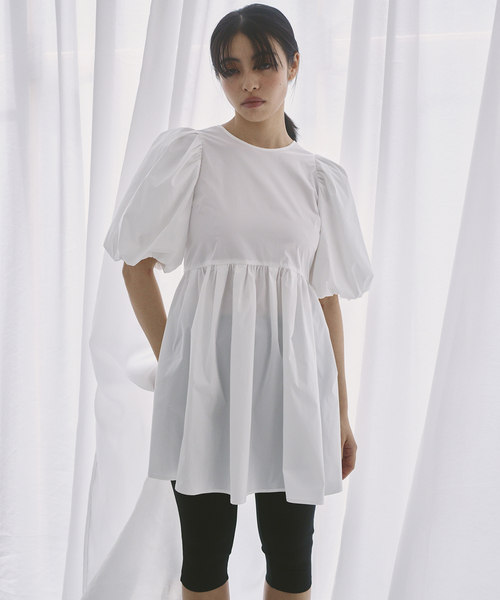 セール】《追加》パフスリーブチュニックブラウス（シャツ/ブラウス