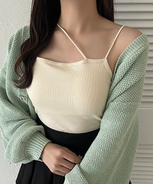 変形カップ付きキャミソール