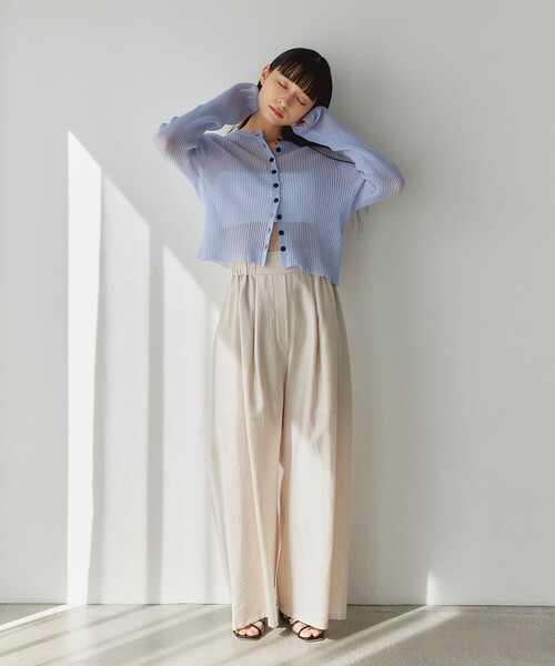 【人気☆オシャレ☆EMMEL REFINES】ベージュパンツ　サイズS 人気☆オシャレ☆EMMEL REFINES】ベージュパンツサイズS