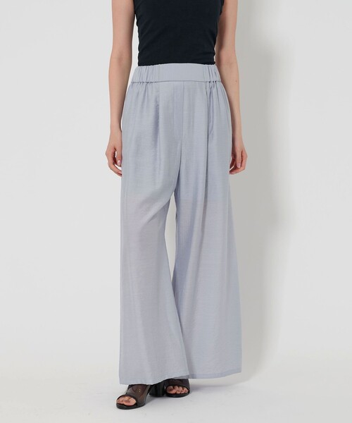 EMMEL REFINES（エメルリファインズ）の「＜EMMEL REFINES＞EM マーブル ローン パンツ（スラックス・レディース・ライトブルー/ベージュ/モカ・XS/S/M）」の17枚目の写真