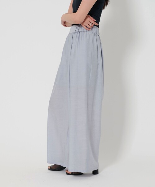 EMMEL REFINES（エメルリファインズ）の「＜EMMEL REFINES＞EM マーブル ローン パンツ（スラックス・レディース・ライトブルー/ベージュ/モカ・XS/S/M）」の18枚目の写真