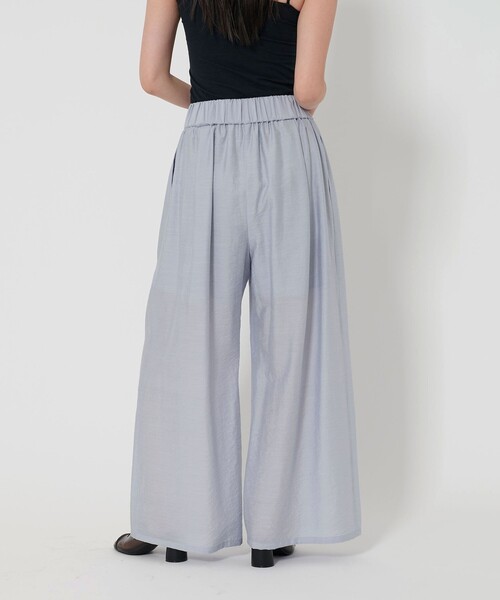 EMMEL REFINES（エメルリファインズ）の「＜EMMEL REFINES＞EM マーブル ローン パンツ（スラックス・レディース・ライトブルー/ベージュ/モカ・XS/S/M）」の19枚目の写真